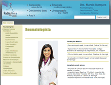 Tablet Screenshot of doutoramarciamarques.com